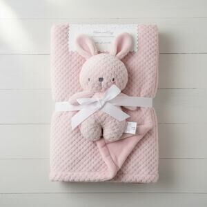 Baby Blanket & Plush Bear